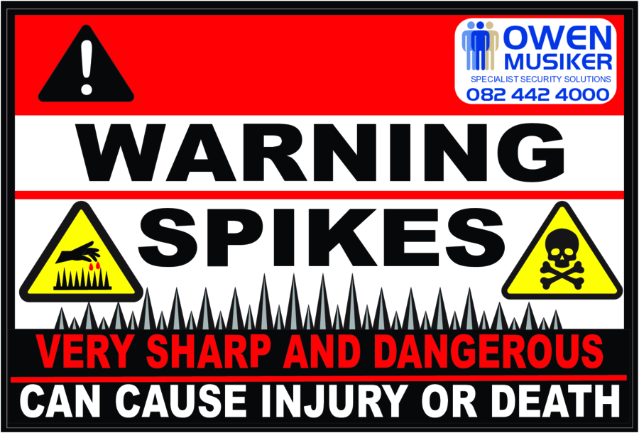 Owen Musiker Warning Spikes for Owen Musiker by Plan Photo Repro