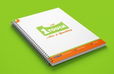 Branded spiral-bound manual printed by Plan Photo Repro — binding and full-colour printing